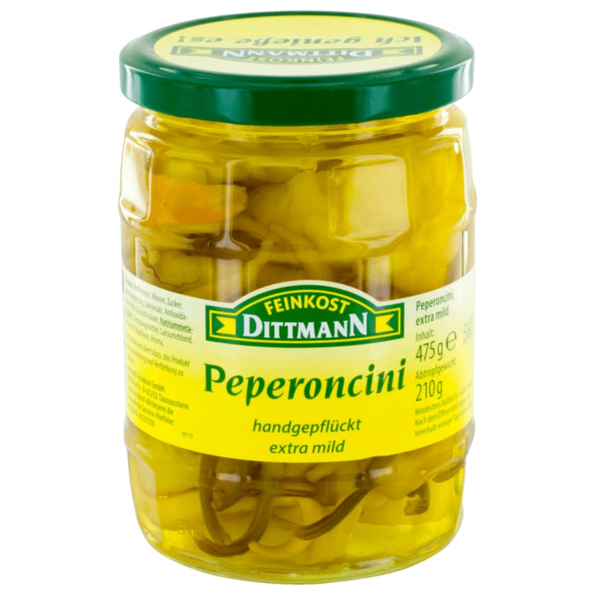 Feinkost Dittmann Peperoncini extra mild 210ml